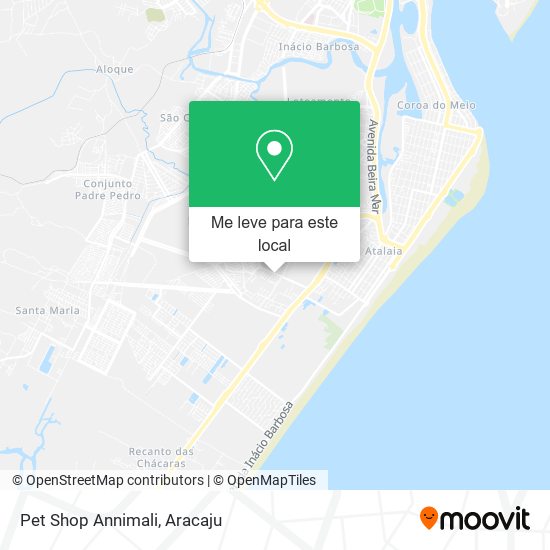 Pet Shop Annimali mapa