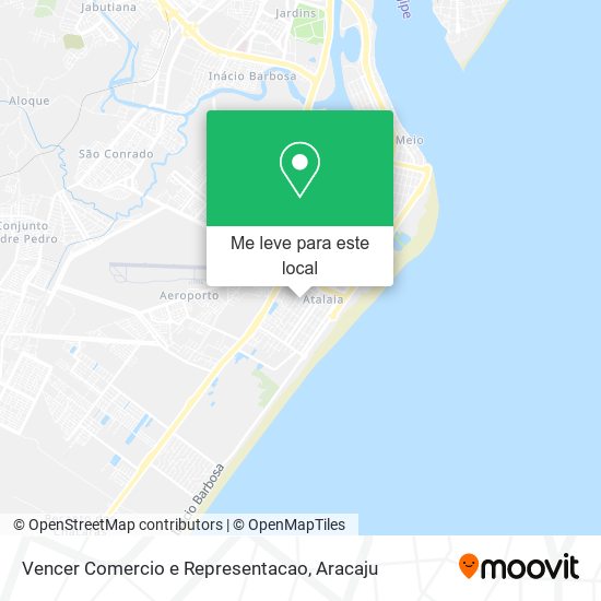 Vencer Comercio e Representacao mapa