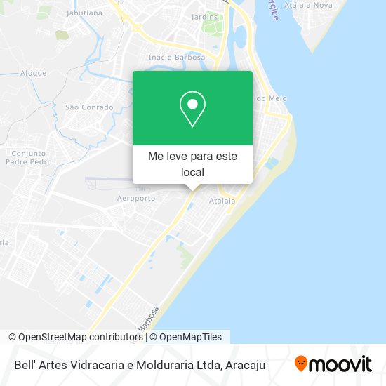 Bell' Artes Vidracaria e Molduraria Ltda mapa