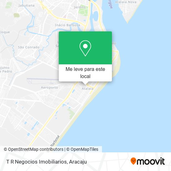 T R Negocios Imobiliarios mapa