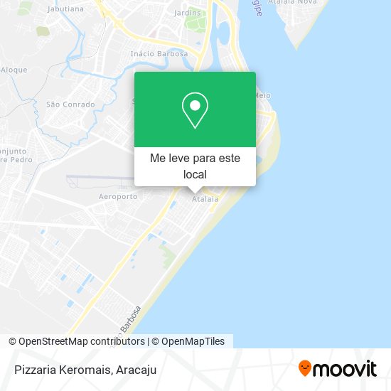 Pizzaria Keromais mapa