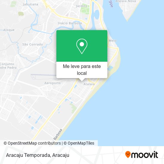 Aracaju Temporada mapa