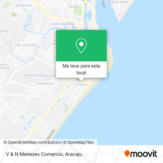 V & N Menezes Comercio mapa