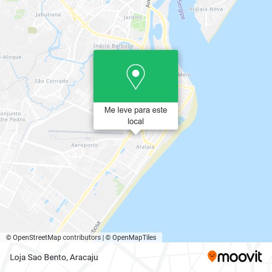 Loja Sao Bento mapa