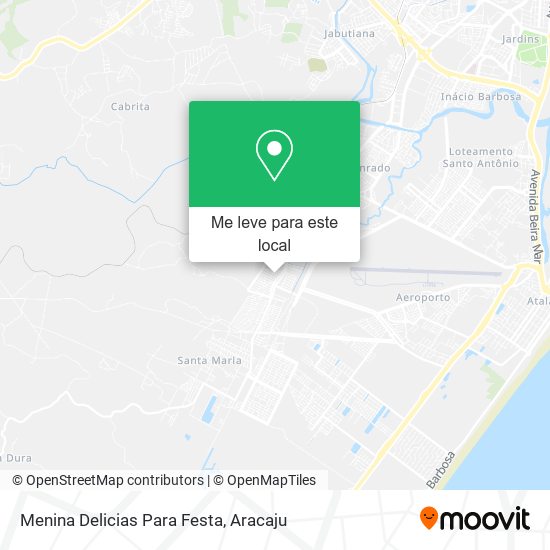 Menina Delicias Para Festa mapa