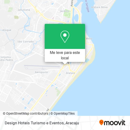 Design Hoteis Turismo e Eventos mapa