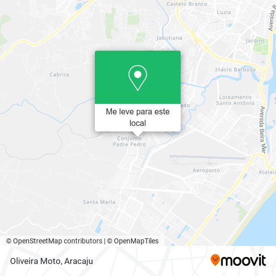 Oliveira Moto mapa