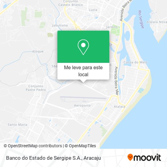 Banco do Estado de Sergipe S.A. mapa