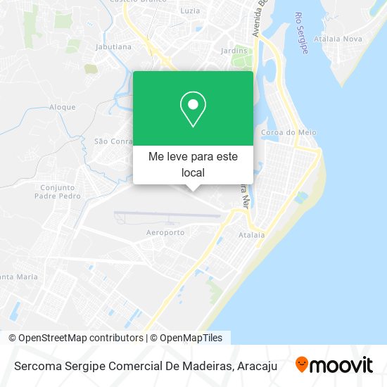 Sercoma Sergipe Comercial De Madeiras mapa