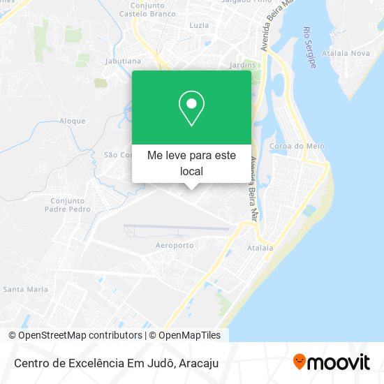 Centro de Excelência Em Judô mapa