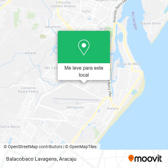 Balacobaco Lavagens mapa