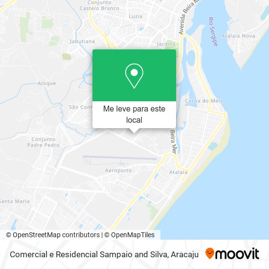 Comercial e Residencial Sampaio and Silva mapa