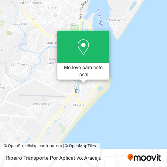 Ribeiro Transporte Por Aplicativo mapa