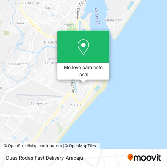 Duas Rodas Fast Delivery mapa