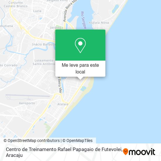 Centro de Treinamento Rafael Papagaio de Futevolei mapa