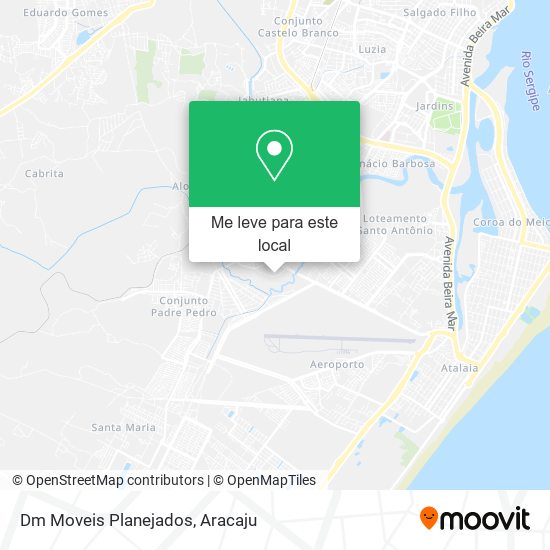 Dm Moveis Planejados mapa