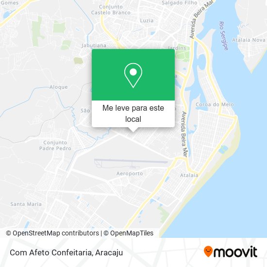 Com Afeto Confeitaria mapa