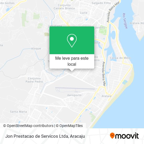 Jon Prestacao de Servicos Ltda mapa