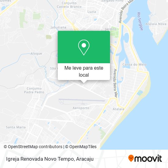 Igreja Renovada Novo Tempo mapa