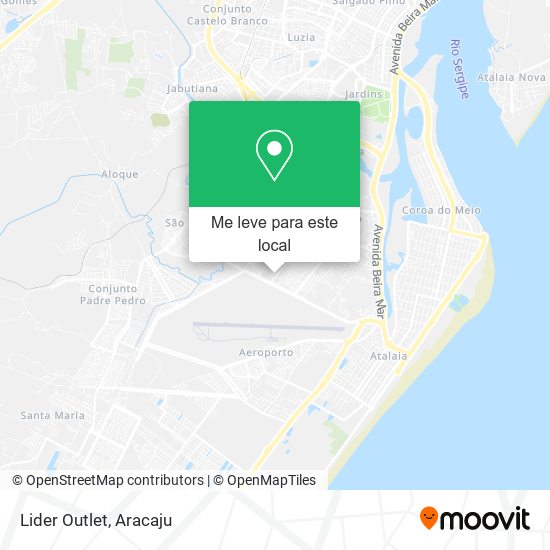 Lider Outlet mapa