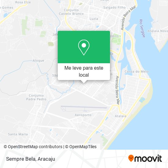 Sempre Bela mapa