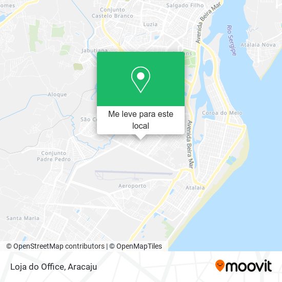 Loja do Office mapa