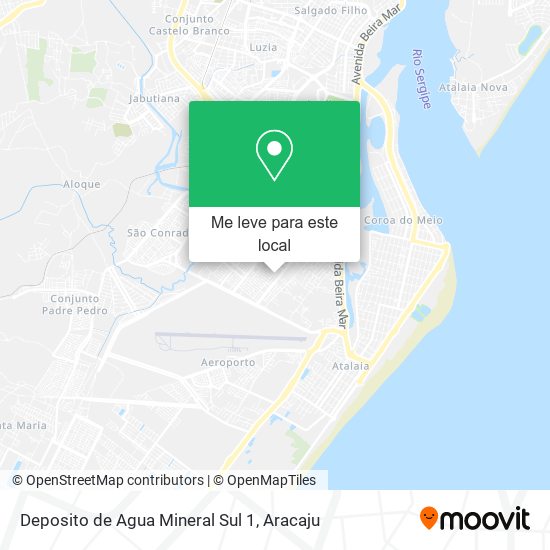Deposito de Agua Mineral Sul 1 mapa