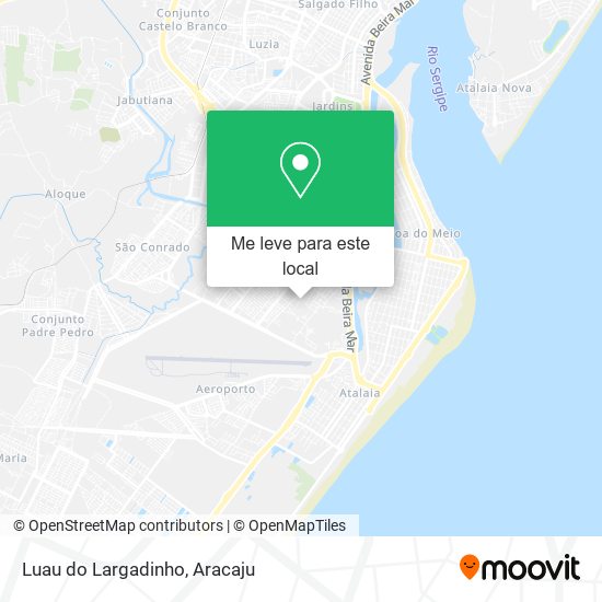 Luau do Largadinho mapa