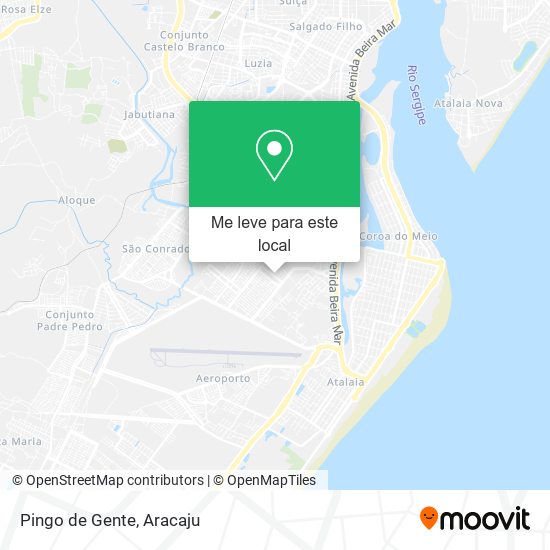 Pingo de Gente mapa