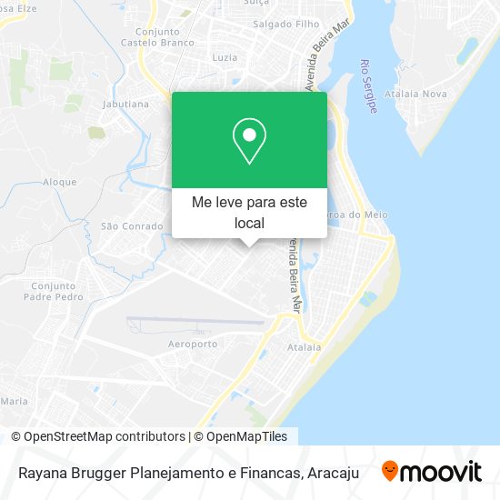 Rayana Brugger Planejamento e Financas mapa