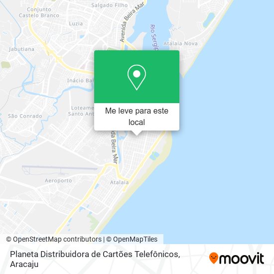 Planeta Distribuidora de Cartões Telefônicos mapa