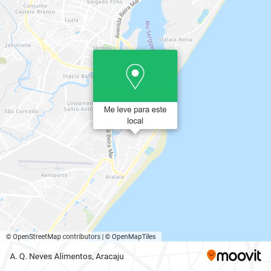 A. Q. Neves Alimentos mapa