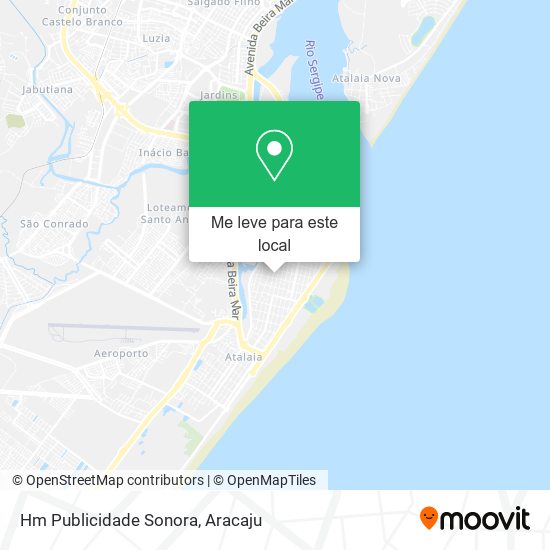 Hm Publicidade Sonora mapa