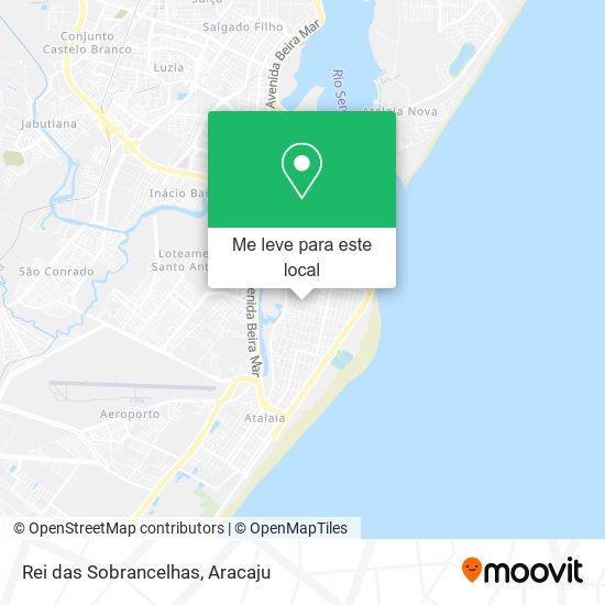 Rei das Sobrancelhas mapa