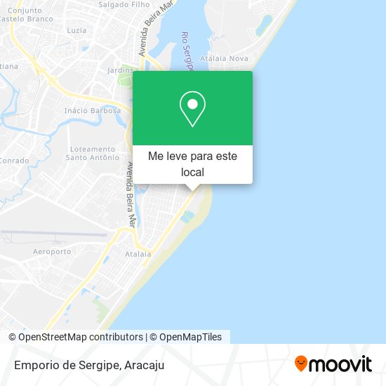 Emporio de Sergipe mapa