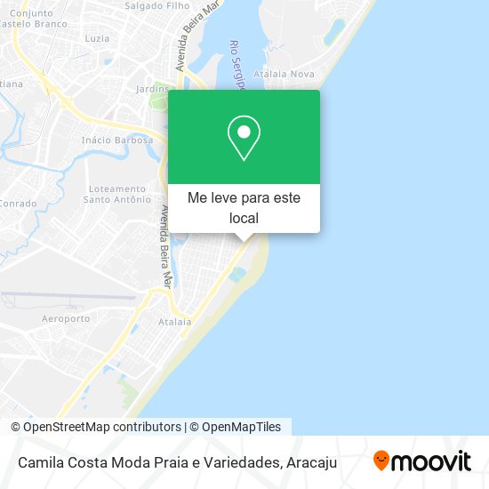 Camila Costa Moda Praia e Variedades mapa