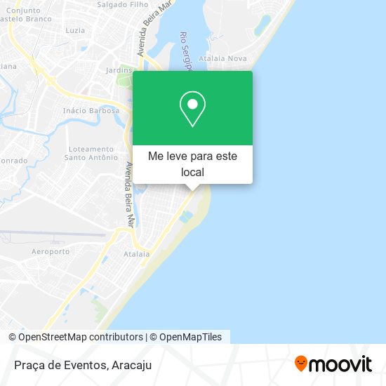 Praça de Eventos mapa