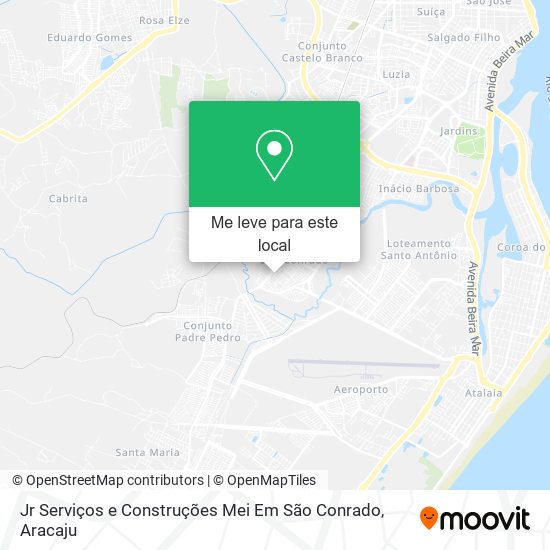 Jr Serviços e Construções Mei Em São Conrado mapa