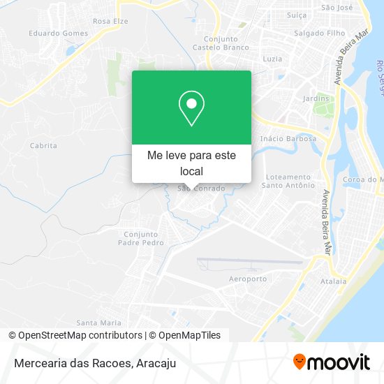 Mercearia das Racoes mapa