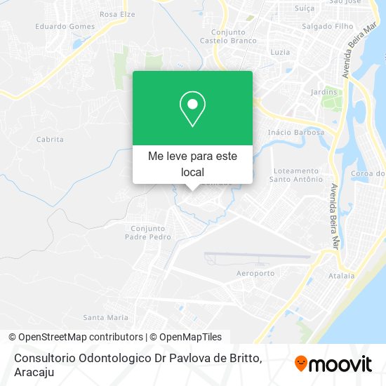 Consultorio Odontologico Dr Pavlova de Britto mapa