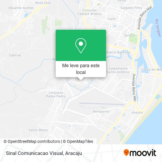 Sinal Comunicacao Visual mapa