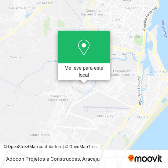 Adocon Projetos e Construcoes mapa