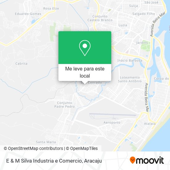 E & M Silva Industria e Comercio mapa