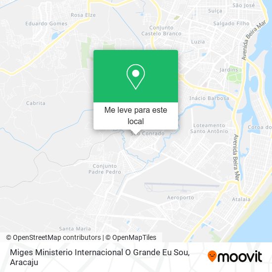 Miges Ministerio Internacional O Grande Eu Sou mapa