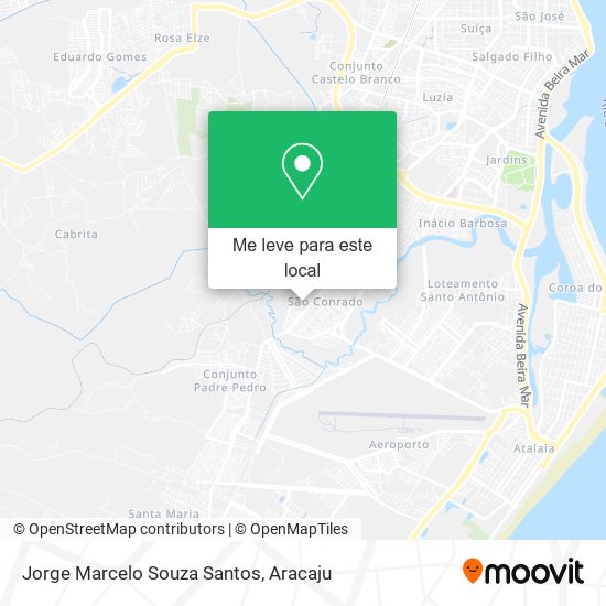 Jorge Marcelo Souza Santos mapa