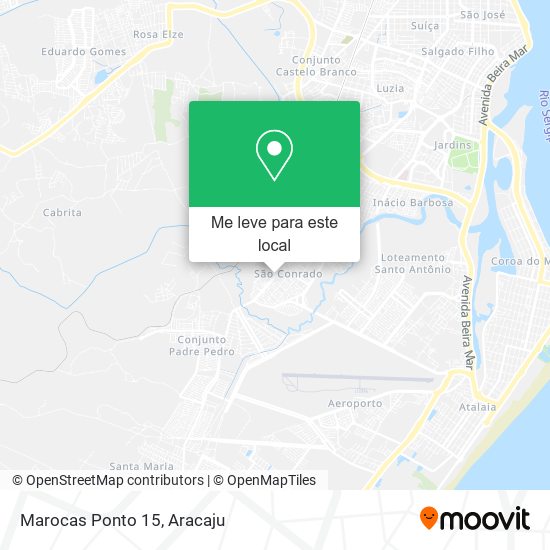 Marocas Ponto 15 mapa