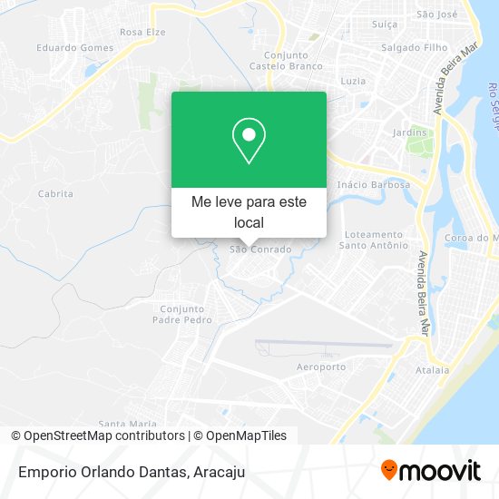 Emporio Orlando Dantas mapa