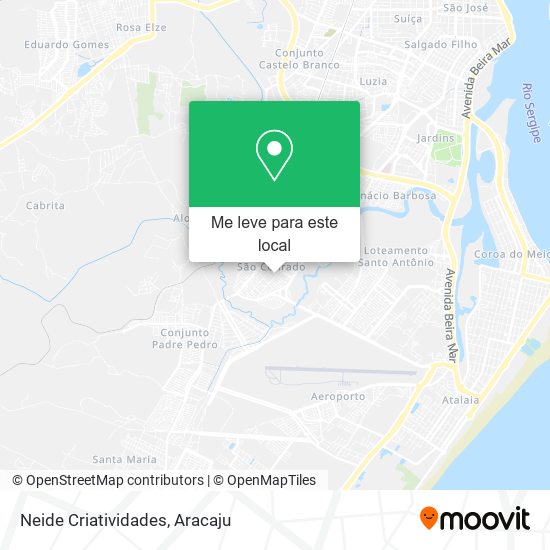 Neide Criatividades mapa