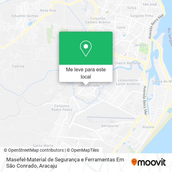 Masefel-Material de Segurança e Ferramentas Em São Conrado mapa