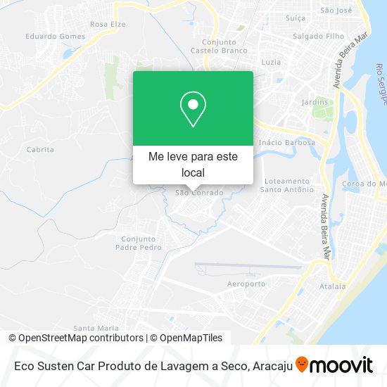 Eco Susten Car Produto de Lavagem a Seco mapa
